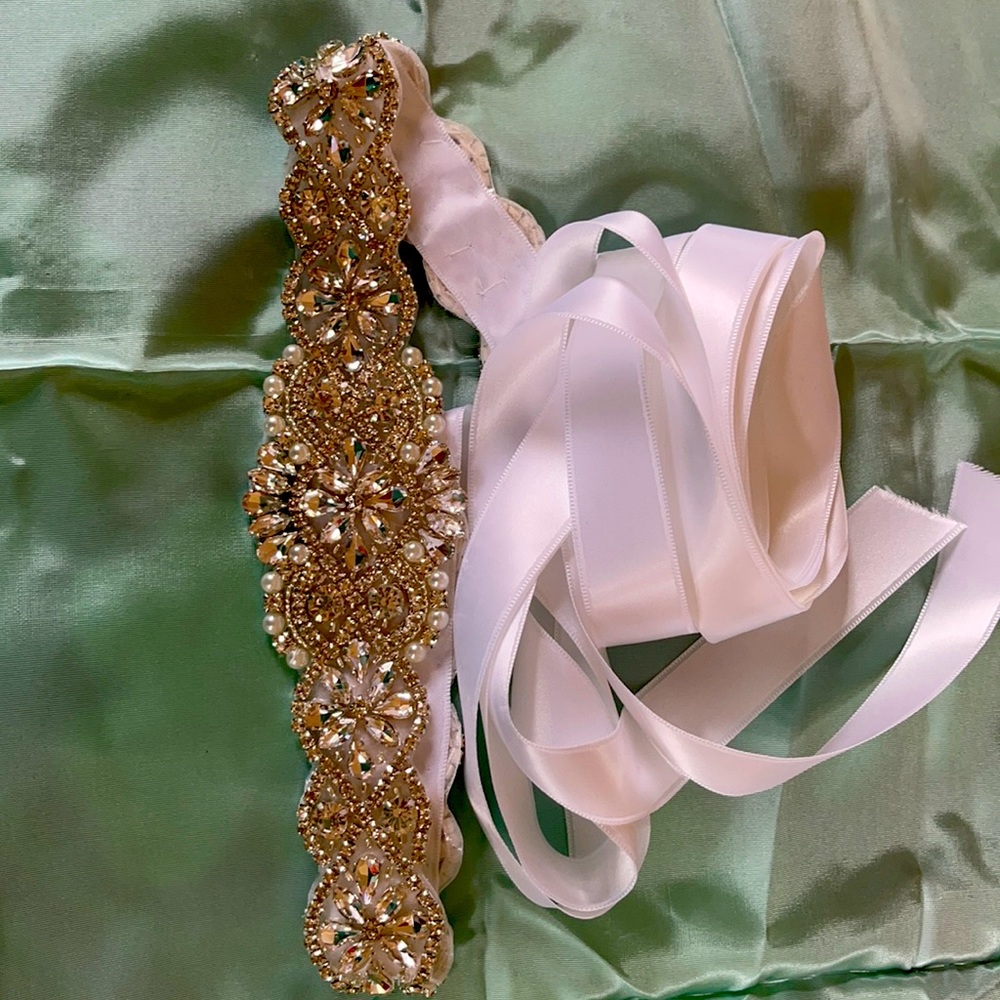 New Wedding Belts- off white listed separately
